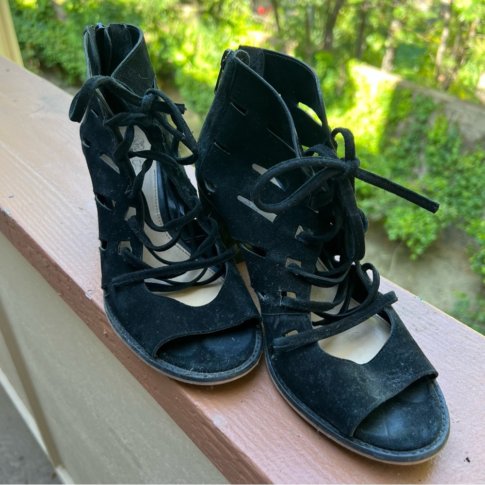 Vince Camuto Tressa Perforated Lace-Up Sandal